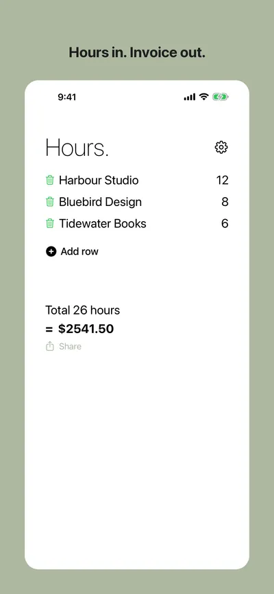 Hours screenshot 1