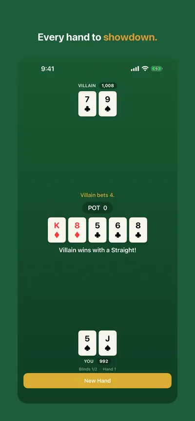 Mini Poker for iPhone screenshot 3 of 3
