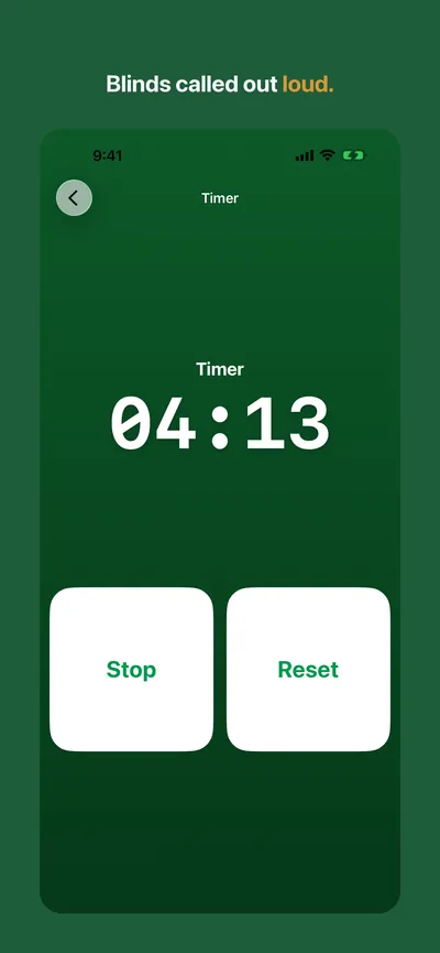 Poker Timer screenshot 1