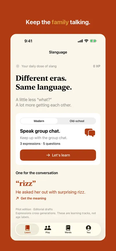 Slanguage screenshot 1